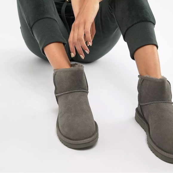 UGG Shoes - •Gray Mini Uggs•